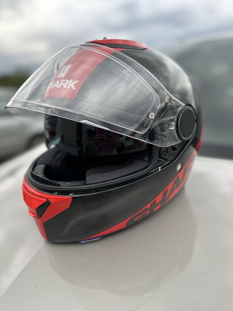 Kask motocyklowy shark spartan carbon skin