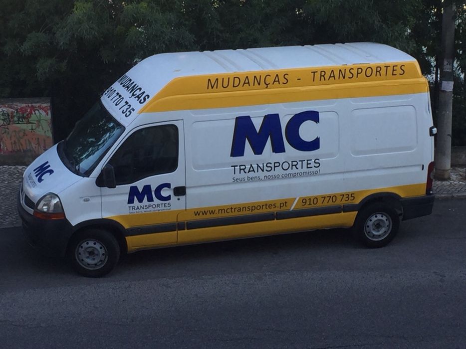 Mudanças e transportes nacionais e internacionais.