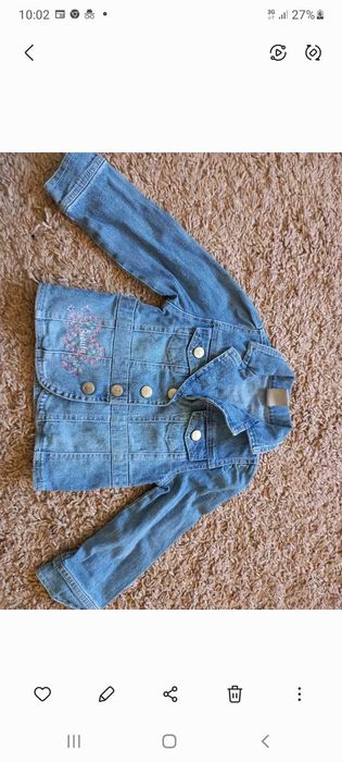 Kurtka jeans rozmiar 98