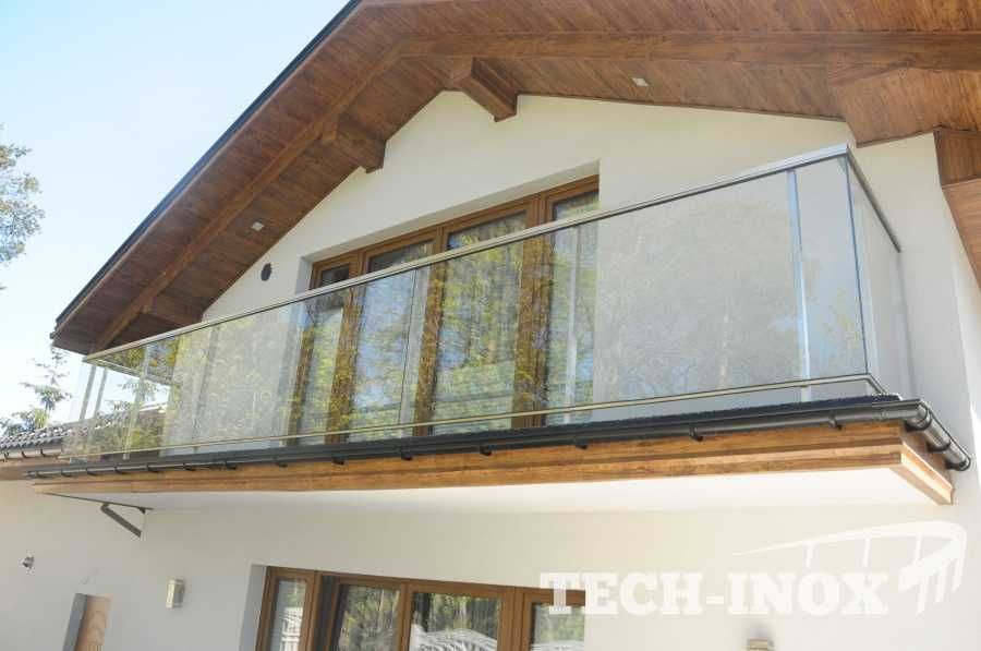 Balustrady ze stali nierdzewnej, szklane, balkony, schody, francuskie