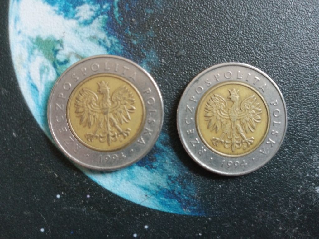 Monety 5 zł z 1994r.