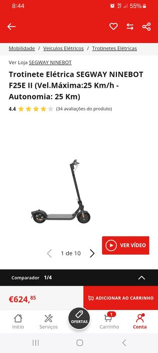 Trotinete segway
