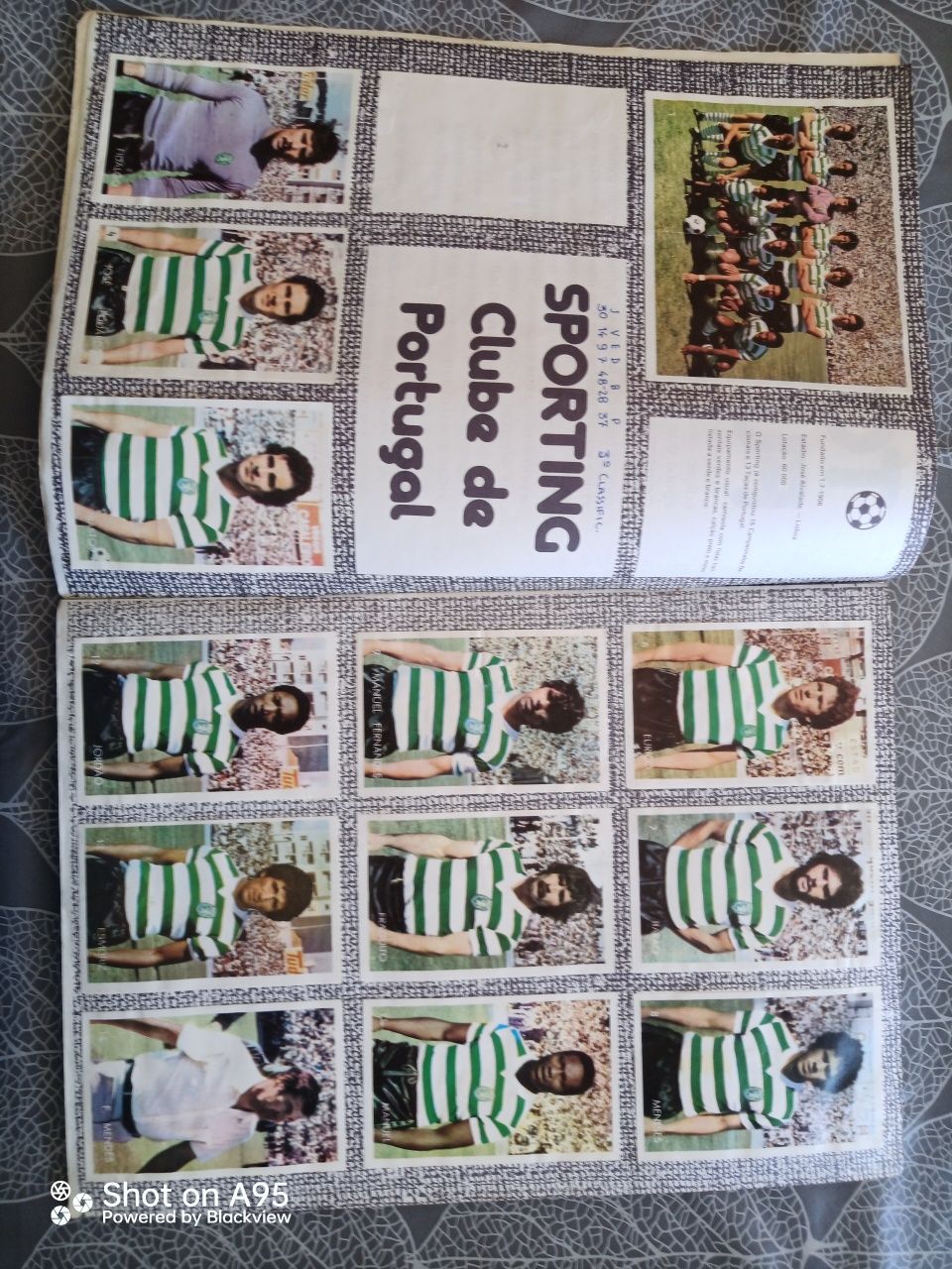 Caderneta de cromos TOP FUTEBOL