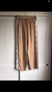 Spodnie nude z lampasami H&M