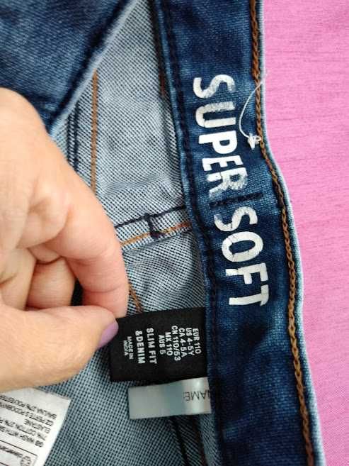 Spodnie dziecięce jeans slim fit H&M rozm. 110