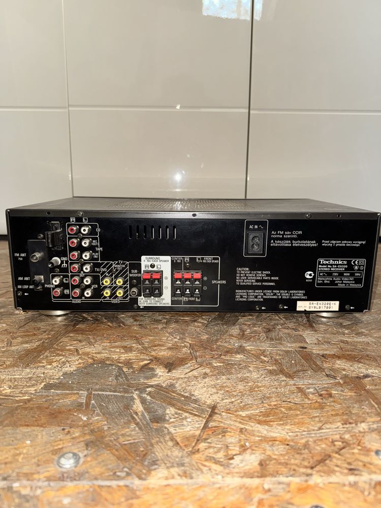 technics av control stereo reciever sa-ex320