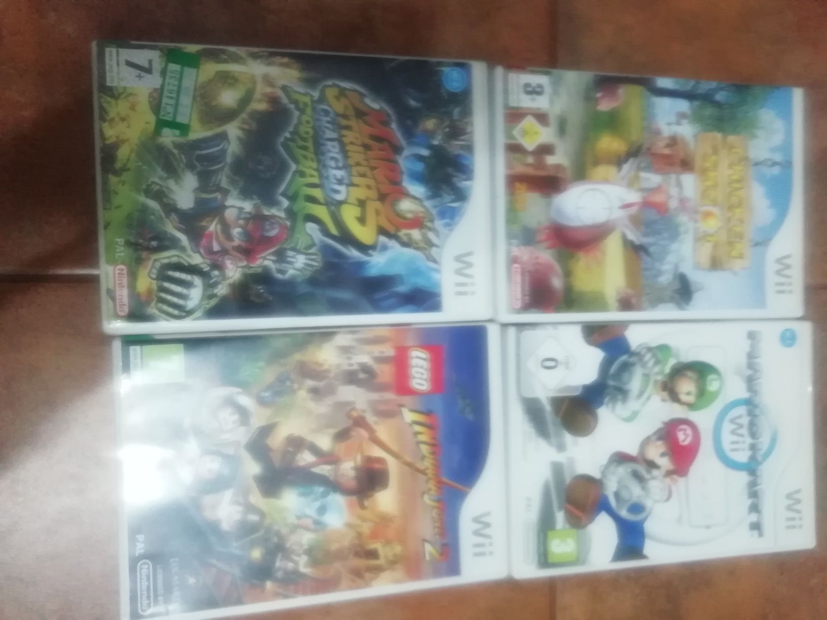 Jogos usados para wii