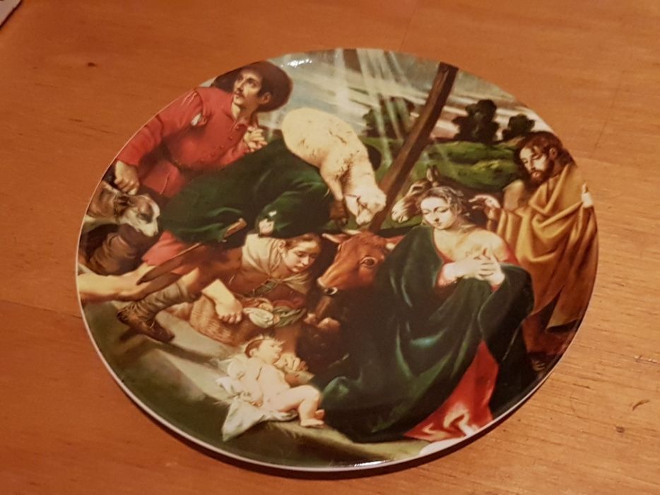 Prato Vista Alegre porcelana Natal