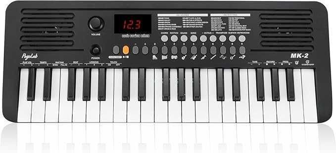 POGOLAB MK-2 Mini Keyboard Pianino Klawiatura Dziecięca 37 Klawiszy