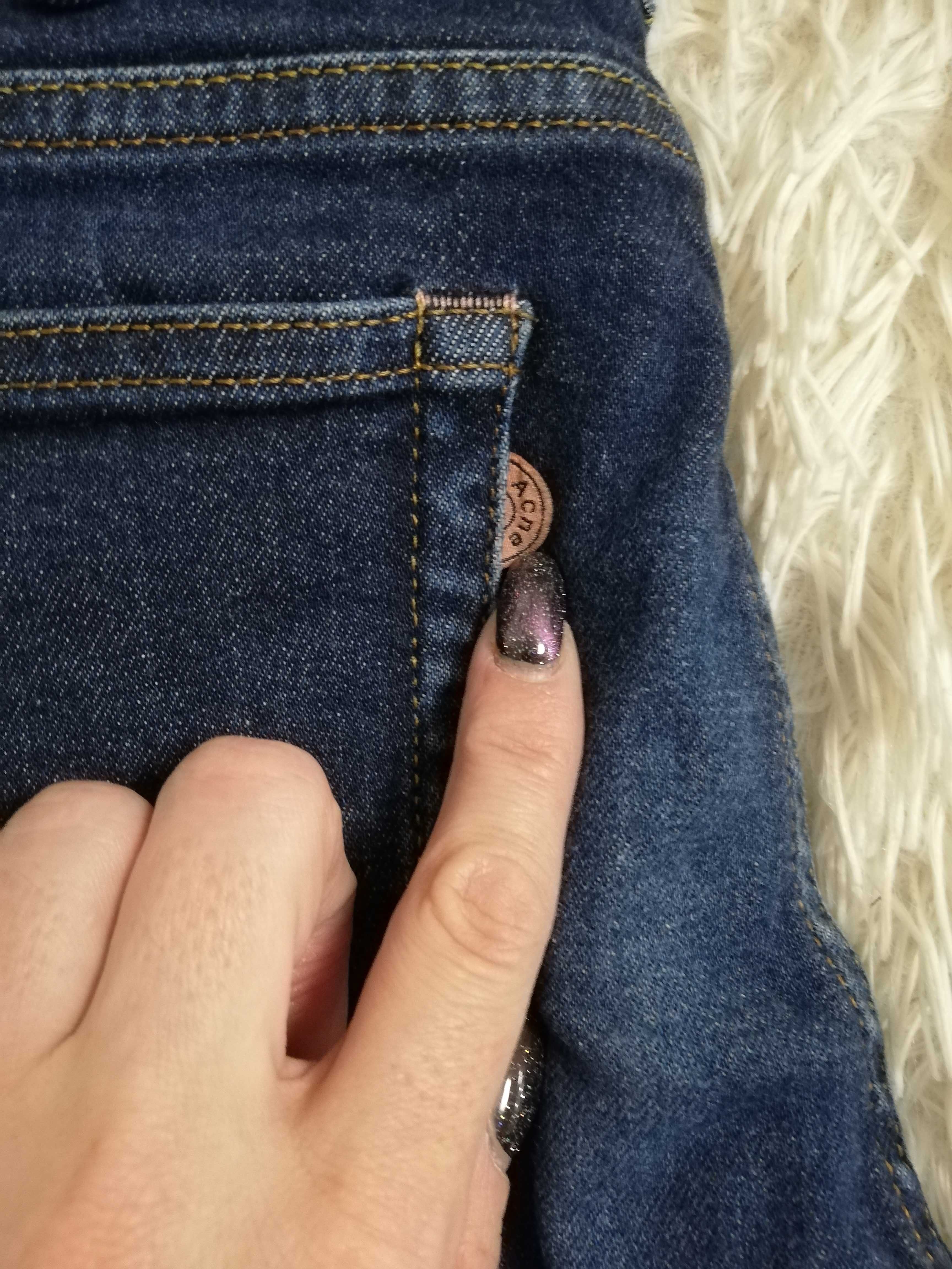 jeansy Acne Studios Climb Dark Blue 30D173-111 jeansy Acne 25 32 xs s