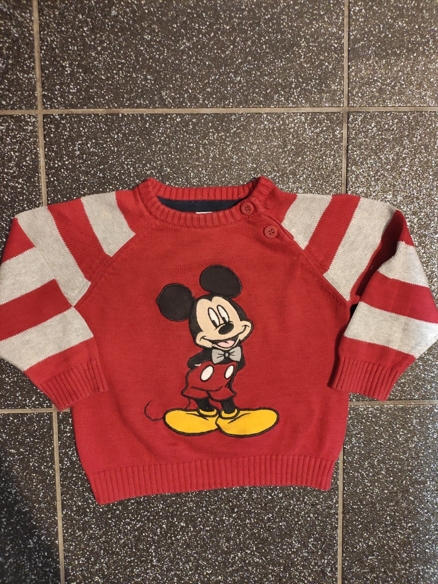 Sweter Myszka  Mouse Mickey rozmiar 74 cm C&A Disney