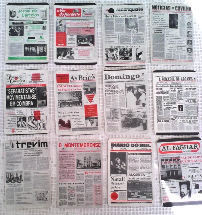 Calendários Jornais/Diários de Portugal - 1991