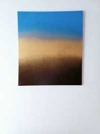 Pintura Original Abstrata- Acrilico s/ Tela 70x60 -"Harvest Mist"