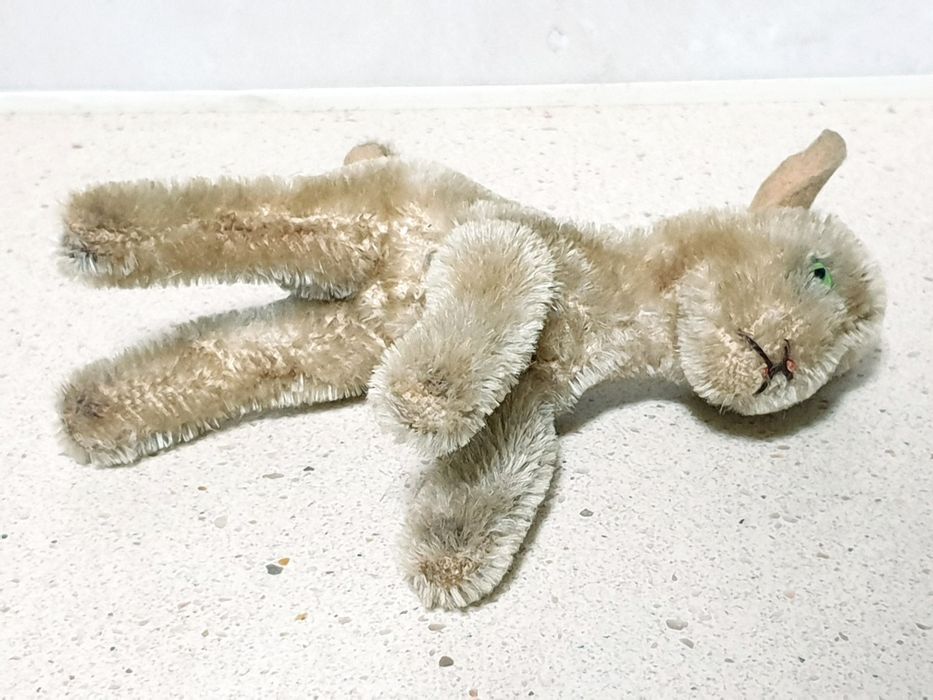 Pequenas antigos animais em peluche original Margarete Steiff anos 60