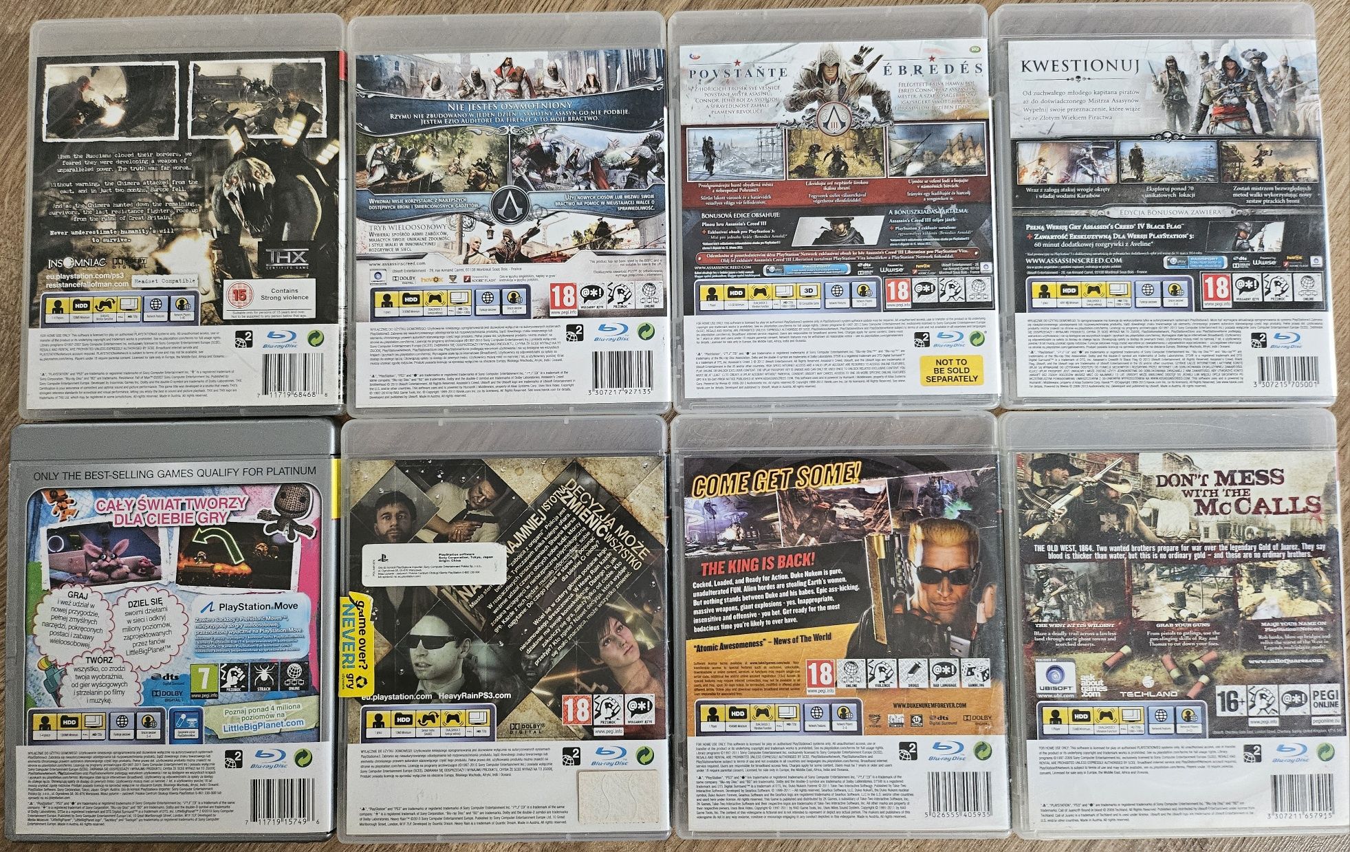 Zestaw gier na konsolę Playstation 3