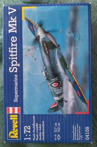Model myśliwca Spitfire Mk 5 Revell skala 1:72- dzień dziecka