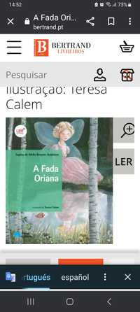 livro LER+ A FADA ORIANA