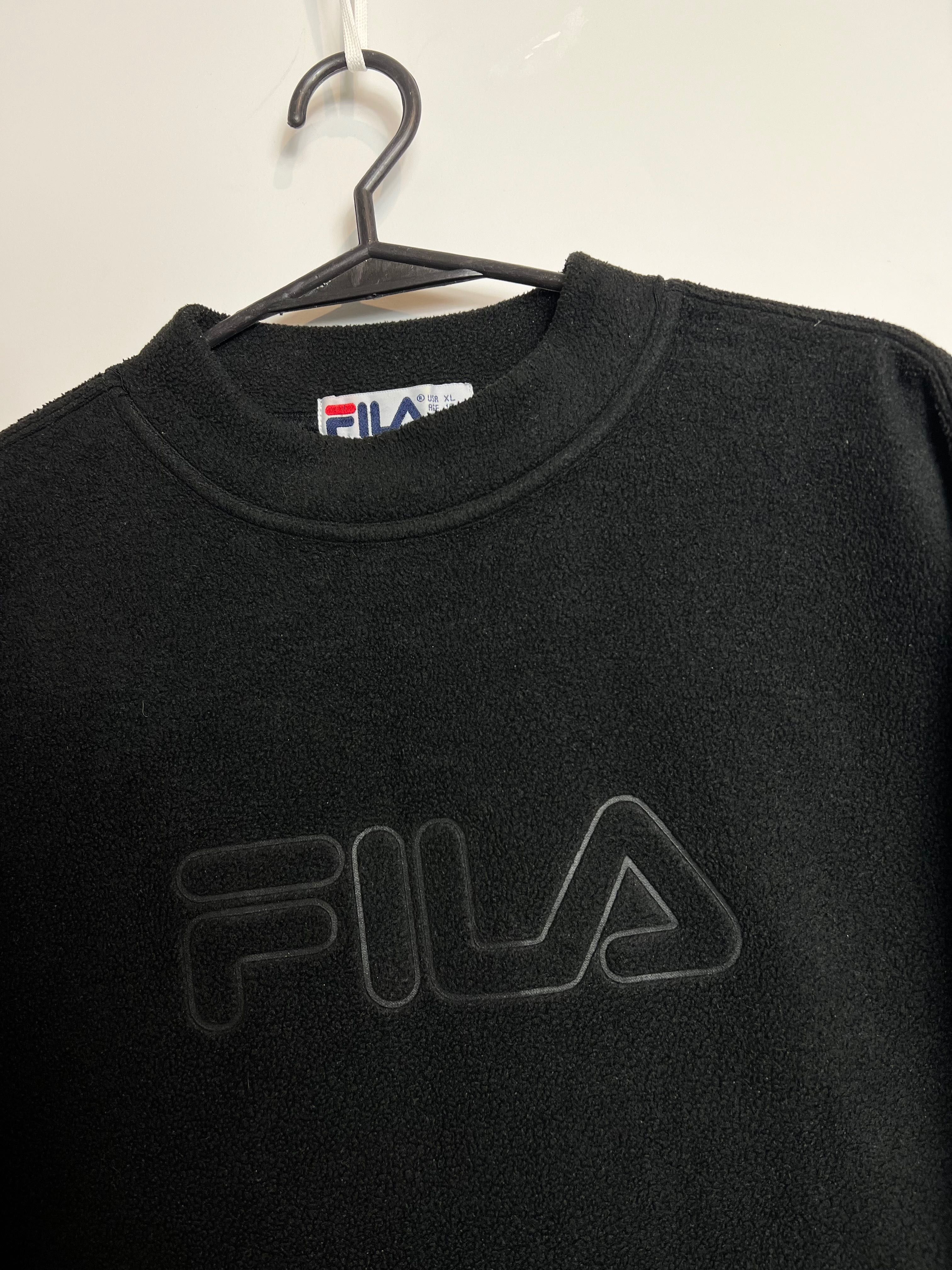 Polarowa Bluza Fila big logo vintage 90’s