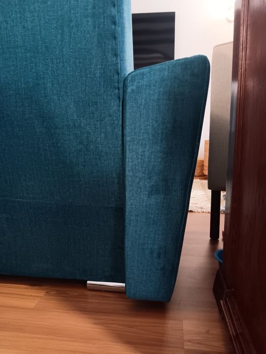 Sofá em tons Turquês