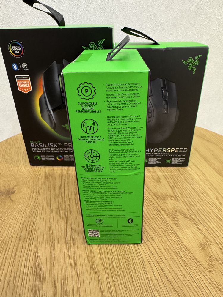 Razer Basilisk V3 X Hyperspeed Black RZ01-04870100-R3G1 мишка