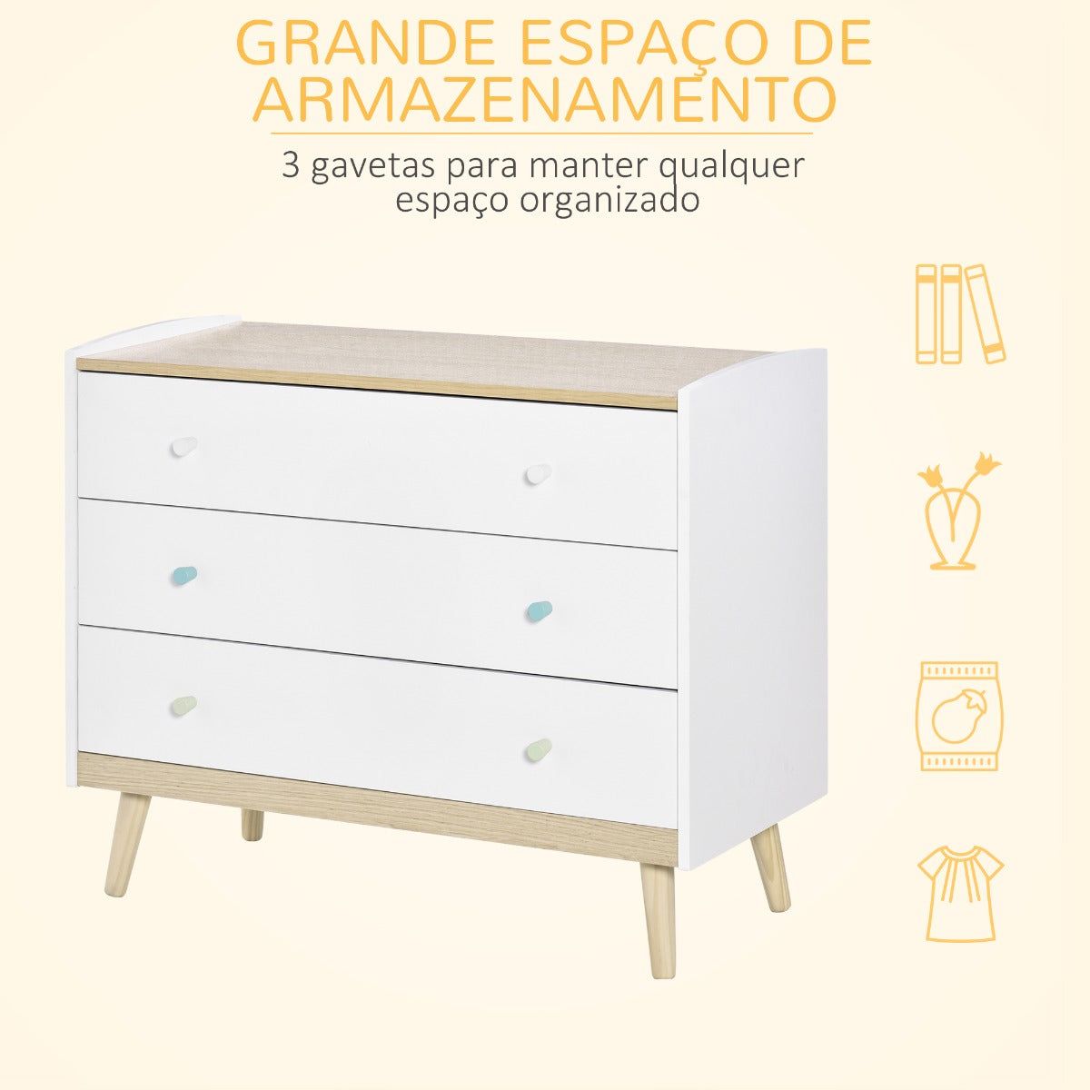 Cómoda Infantil Dora - Design Nórdico