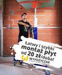 Podnośnik /dźwig do płyt GK/wkrętarka podajnikiem/szlifierka - WYNAJEM