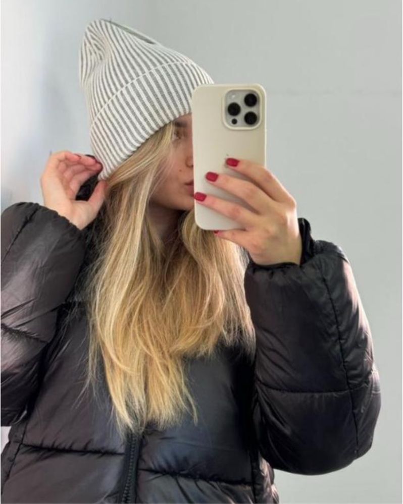 Шапка h&m сіра тепла нова