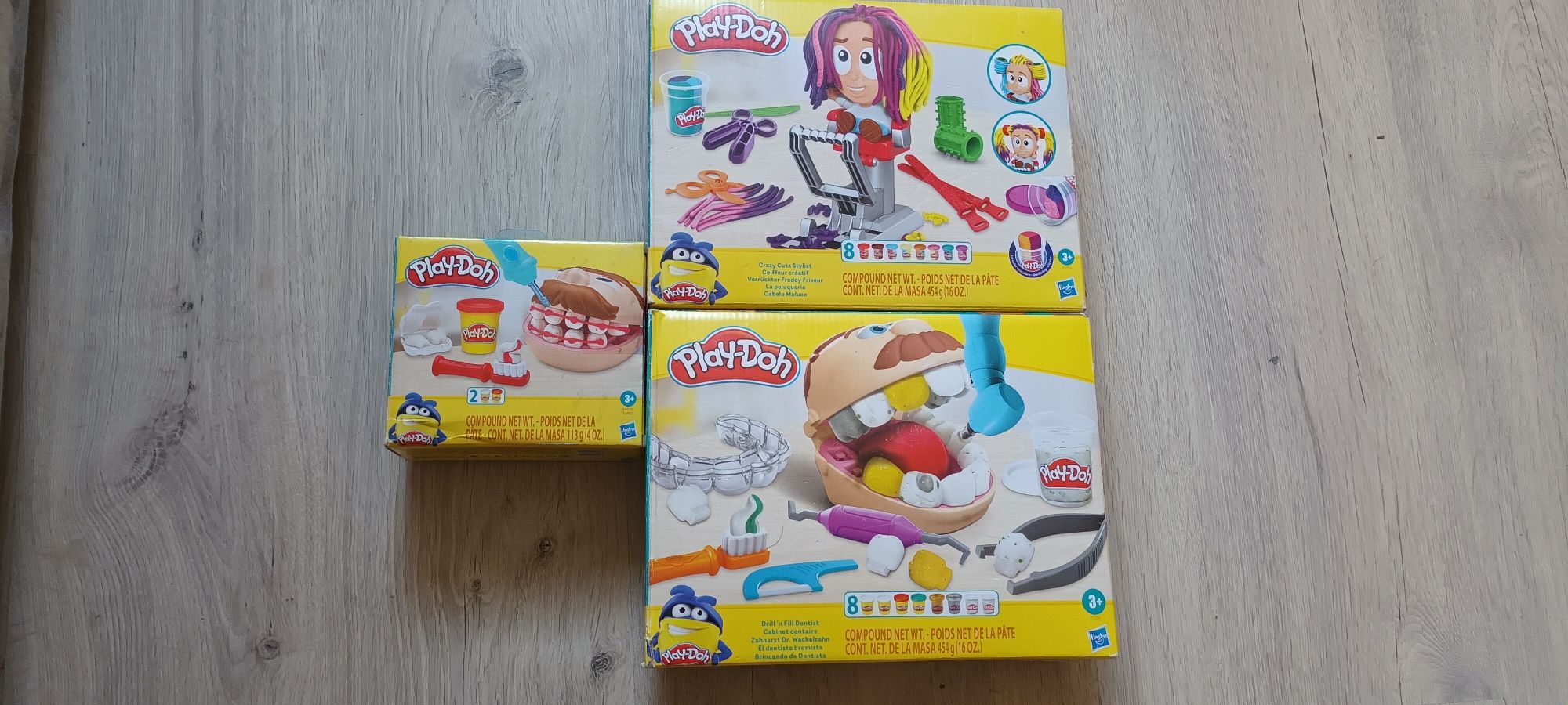 3 zestawy Play- Doh
