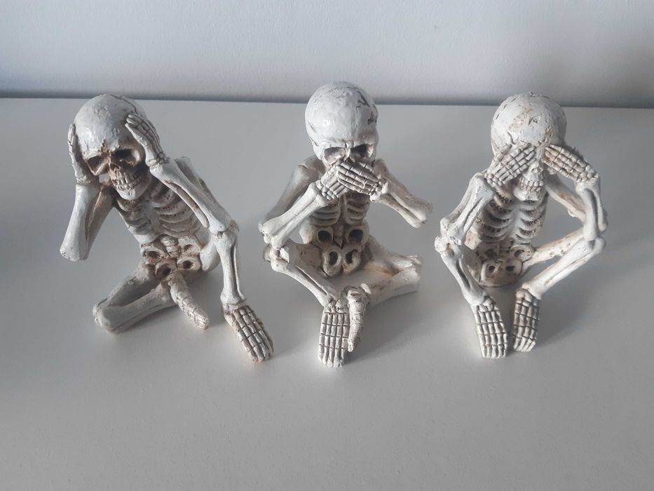 Caveiras decorativas 4 peças