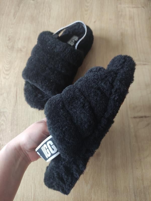 Фирменные женские меховые шлепанцы тапочки ugg, оригинал