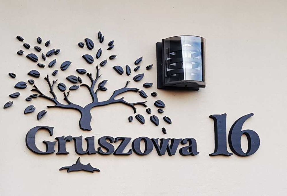 Przestrzenne litery 3D z adresem Twojego domu