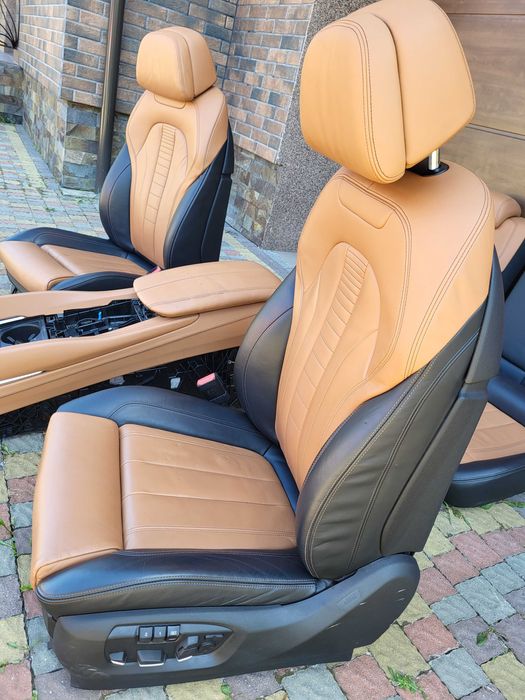 BMW X6 F16 салон комфорт сидіня карта шкіра Наппа Napa підлокітник БМВ