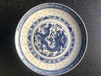 Prato porcelana chinesa com pé