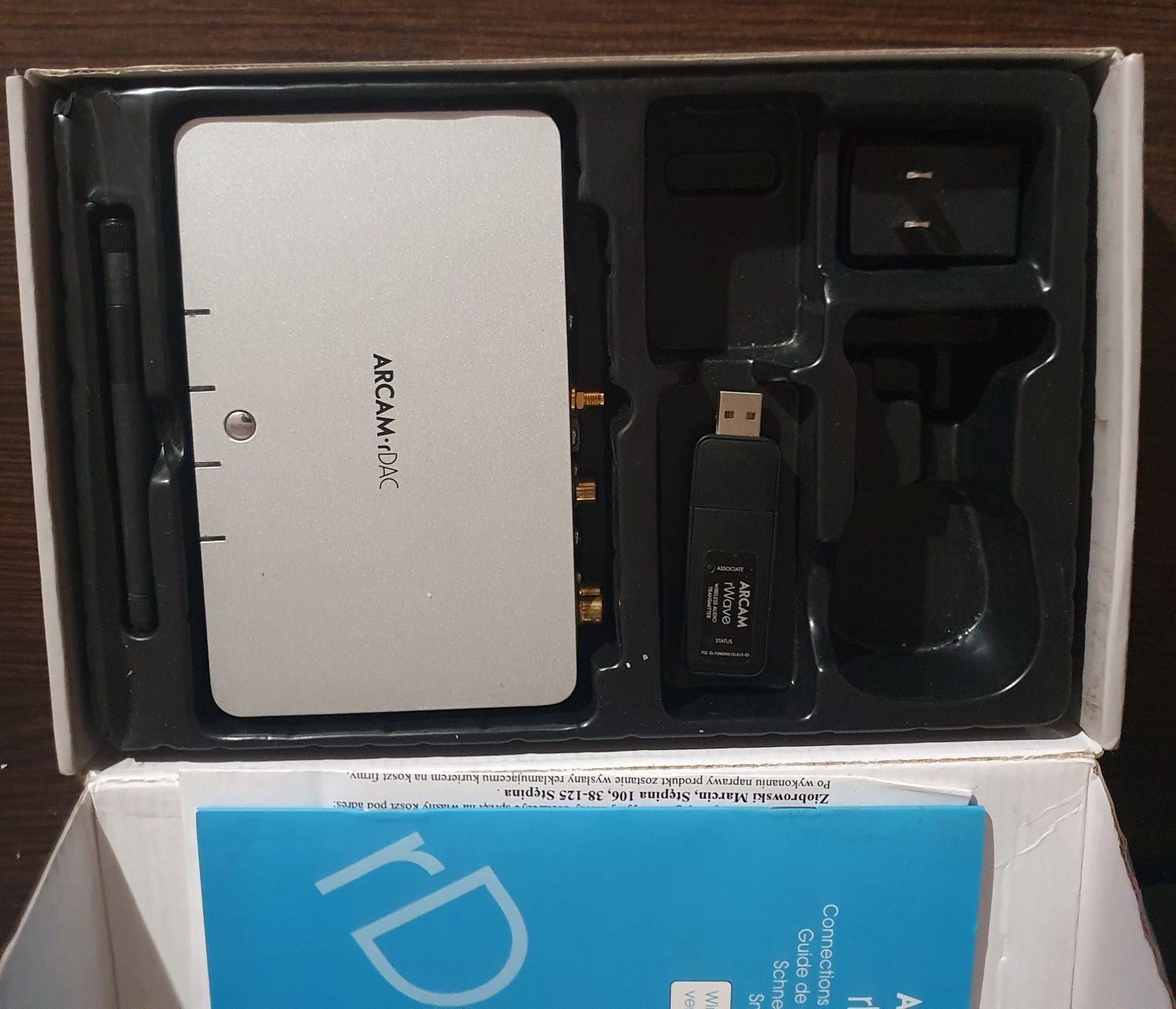 Arcam rDAC Wireless DAC zasilacz Tomanek ULPS-transformator toroidalny