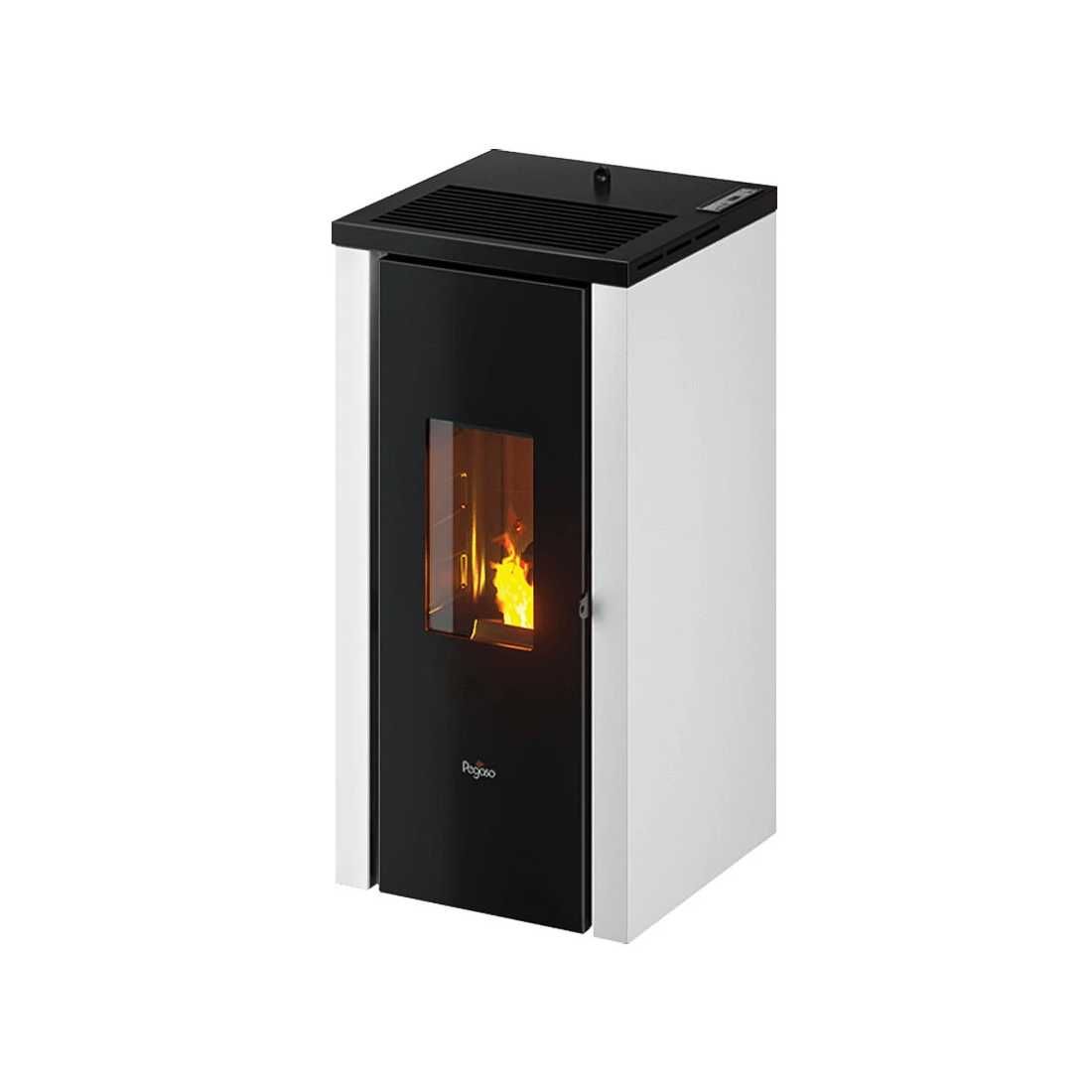 Piec na pellet Cadel Vera 7,0 kW – Pegaso biały
