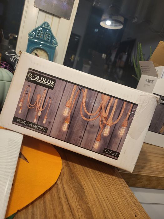 Lampa sufitowa Goldlux Rope Pajaczek