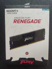 Оперативна пам'ять  Kingston DDR4 16GB (2x8GB) 3600Mhz FURY Renegade