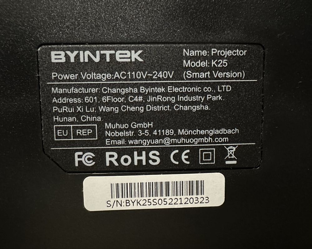 Projektor BYINTEK Moon K25 Smart Full HD Wi-Fi Bluetooth Gwarancja!