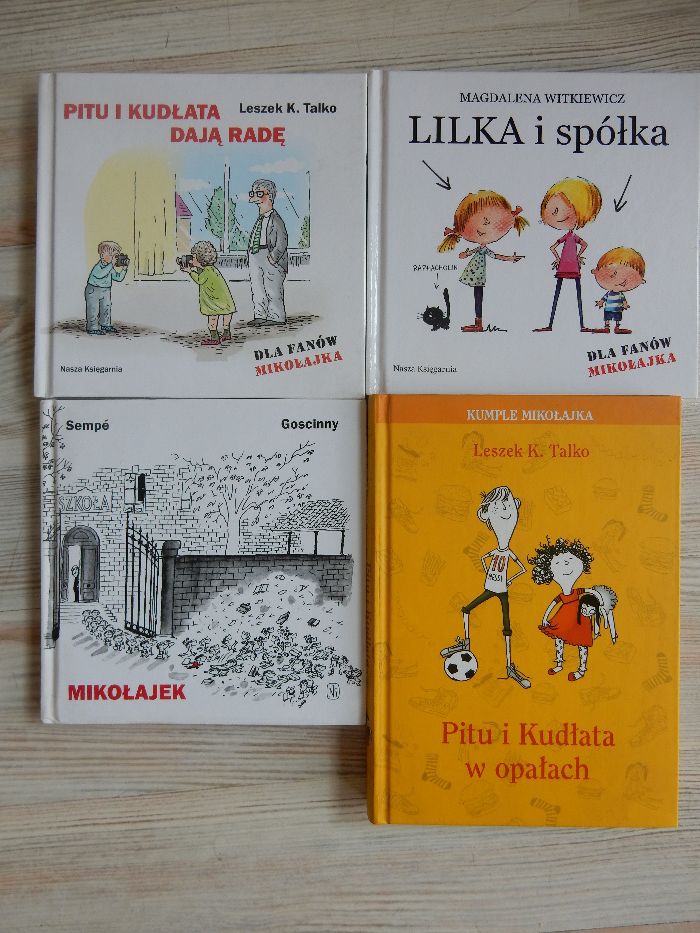 Mikołajek i spółka - zestaw książek + 2 gratisy