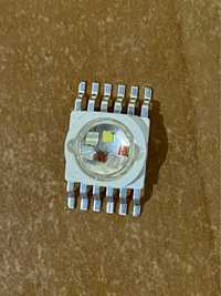 Діоди 6 pin 18w RGBWA+UV 18Вт 500mA