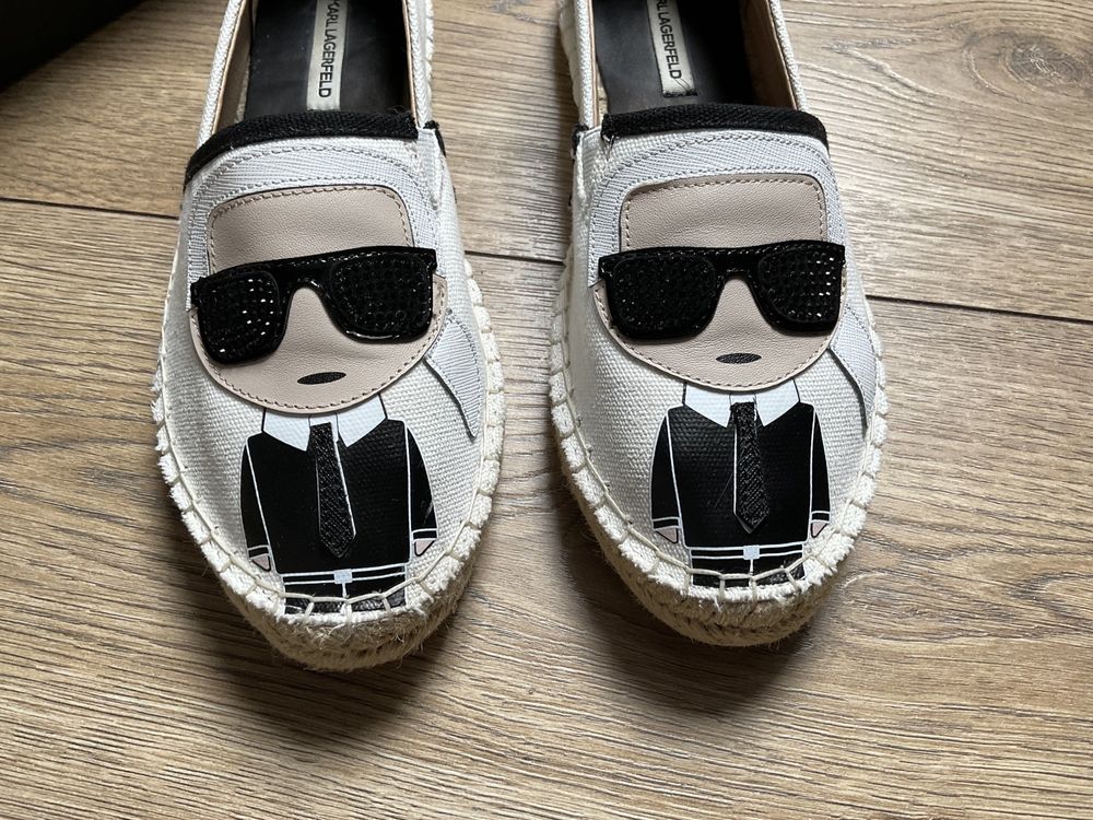 Espadryle karl Lagerfeld Białe 37