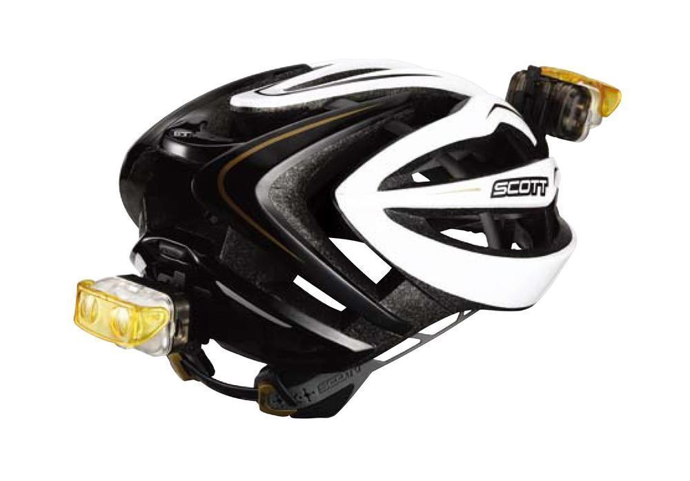 Lampa Przednia Akslen Hl-70P + Uchwyt Na Kask 68G