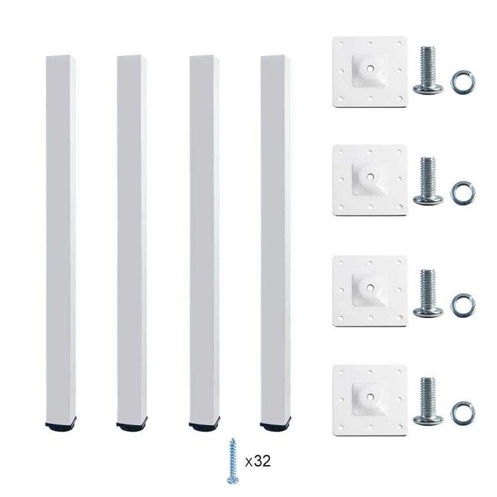Nowe nogi meblowe / 4szt / stół/ biurko/ blat/ metalowe/ 72cm / A2436!