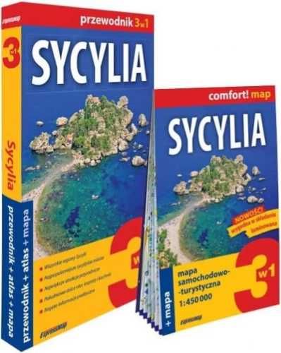 Sycylia 3w1 przewodnik+atlas+mapa - praca zbiorowa