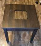 Stolik  60x60x60 szkło w środku