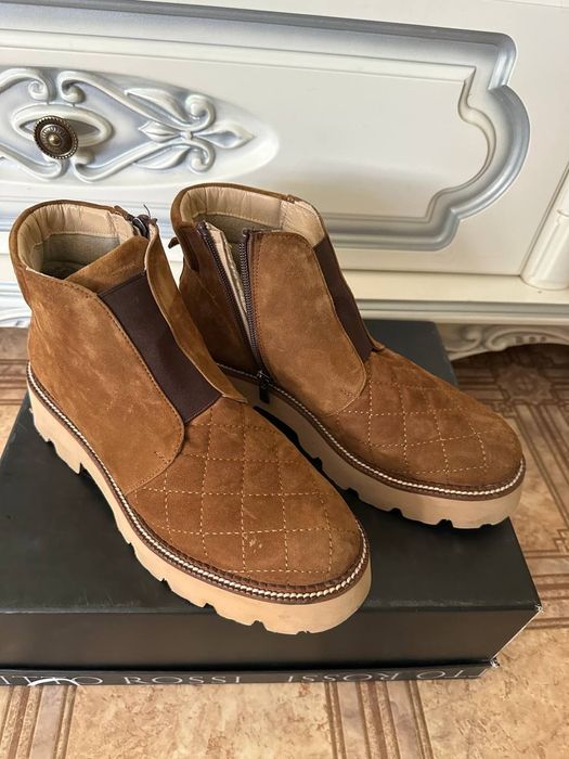 Черевики натуральний замш