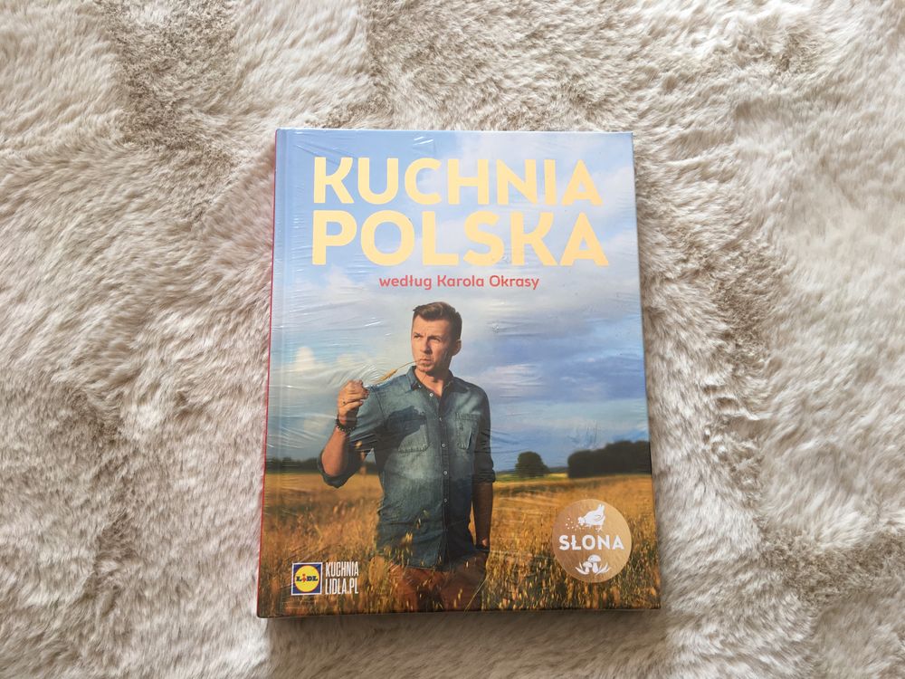 Książka kucharska kuchnia polska według Karola Okrasy kuchnia lidla