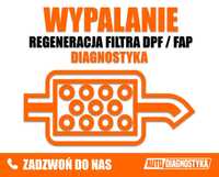 Wypalanie dpf fap regeneracja diagnostyka czyszczenie usuwanie błędów