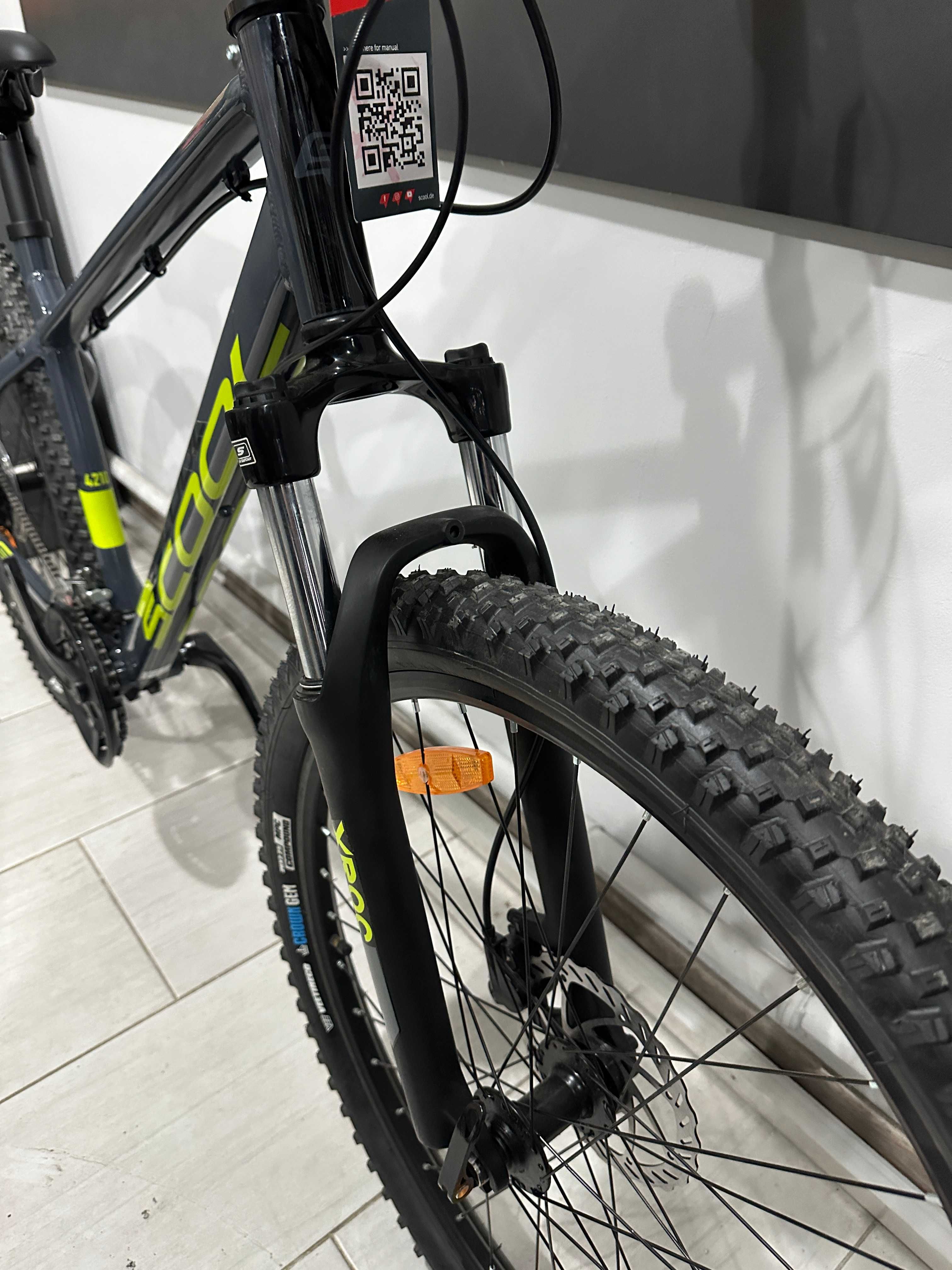 Rower górski S'COOL Xroc MTB hydraulika tarcze Shimano 3x8 Nowy