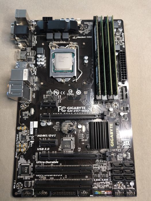 Płyta Główna Z97 RGB + i7 4790k + 16gb